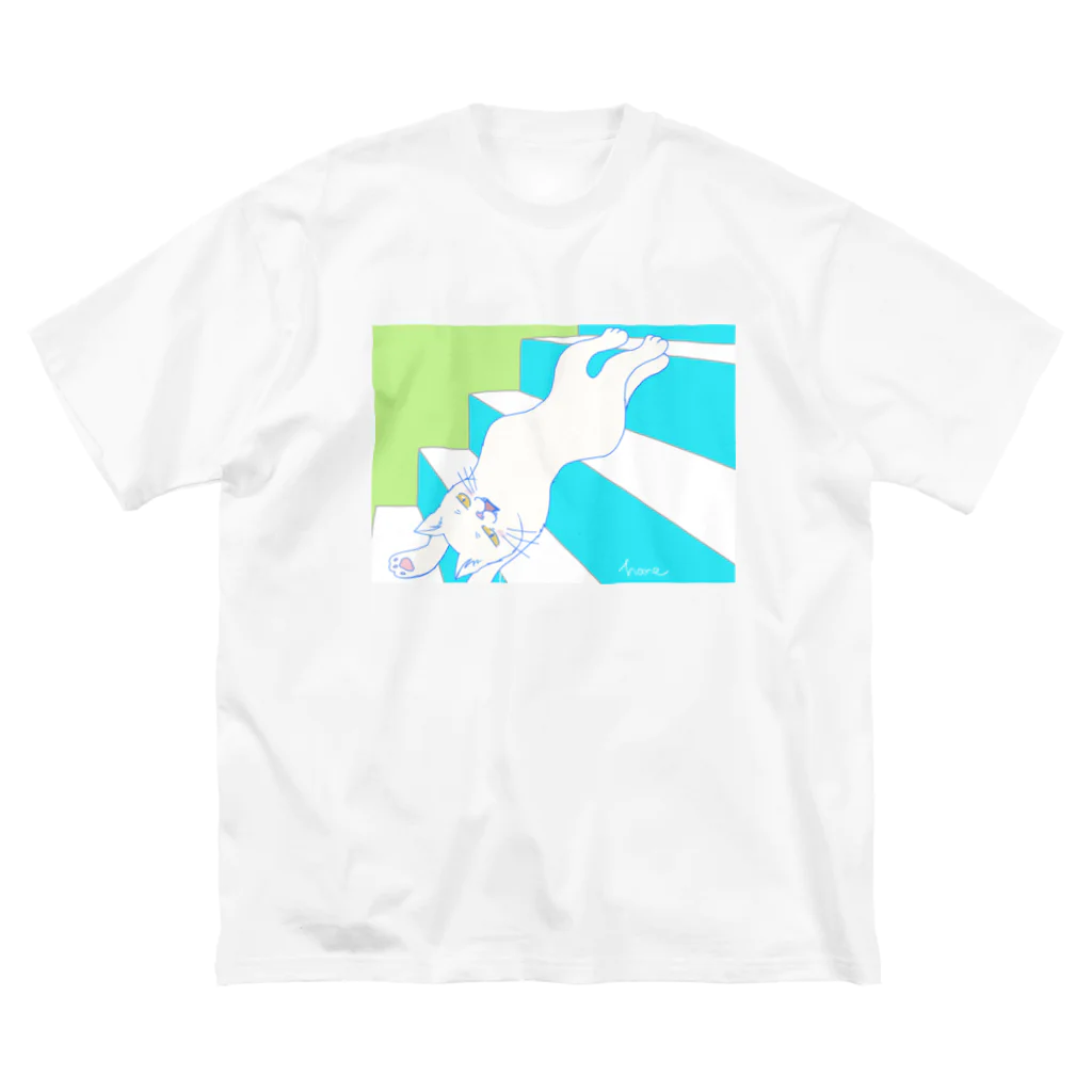 はねさんの楽しいお店の流動的猫 Big T-Shirt