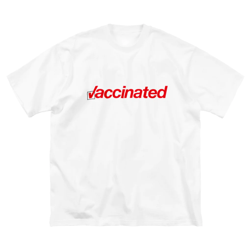 Life of heArtのVaccinated／新型コロンウイルス・ワクチン接種済み Big T-Shirt