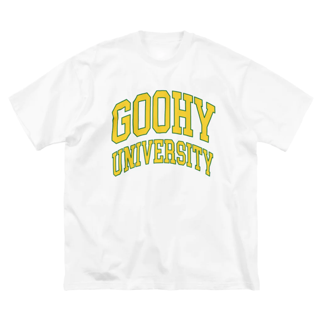 Goohy（グーヒー）のGoohy 大学のノベルティー ビッグシルエットTシャツ