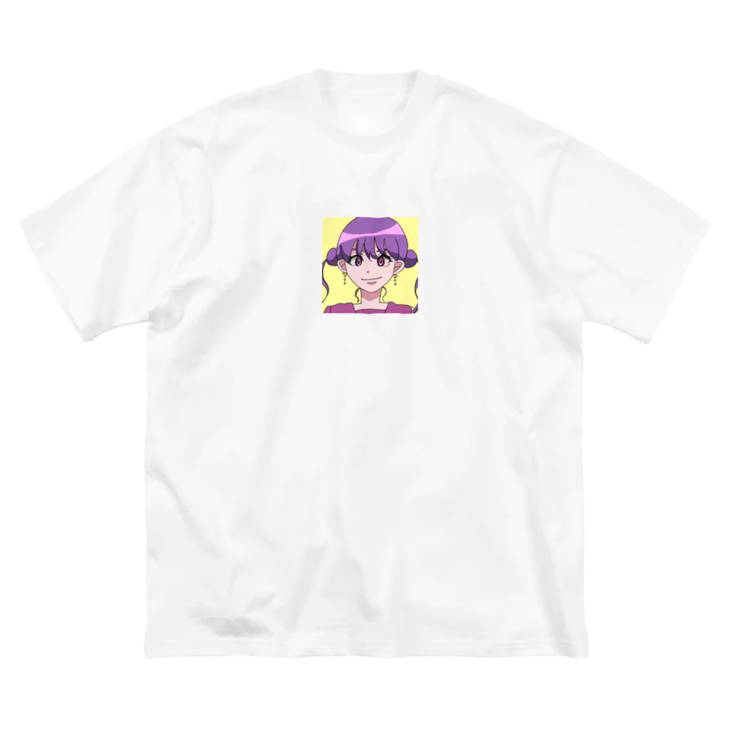 SushiUp-鮨昇天の寿司食べに来た女の子Tシャツ ビッグシルエットTシャツ