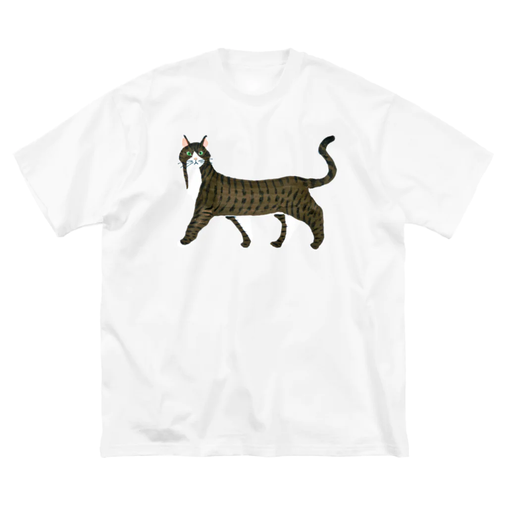 segasworksのきじしろねこ ビッグシルエットTシャツ