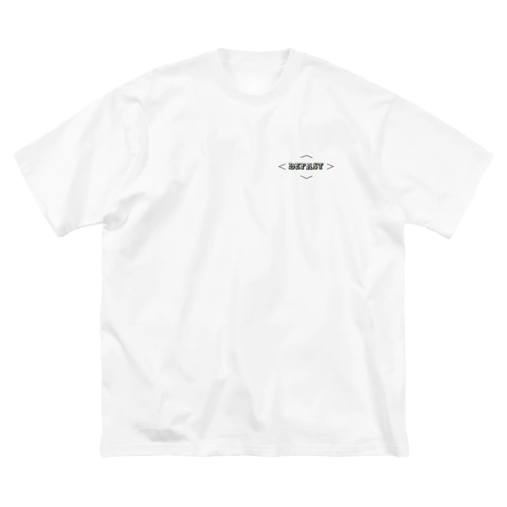 DEF-FASTのSNAKE LOGO T-SHIRTS ビッグシルエットTシャツ