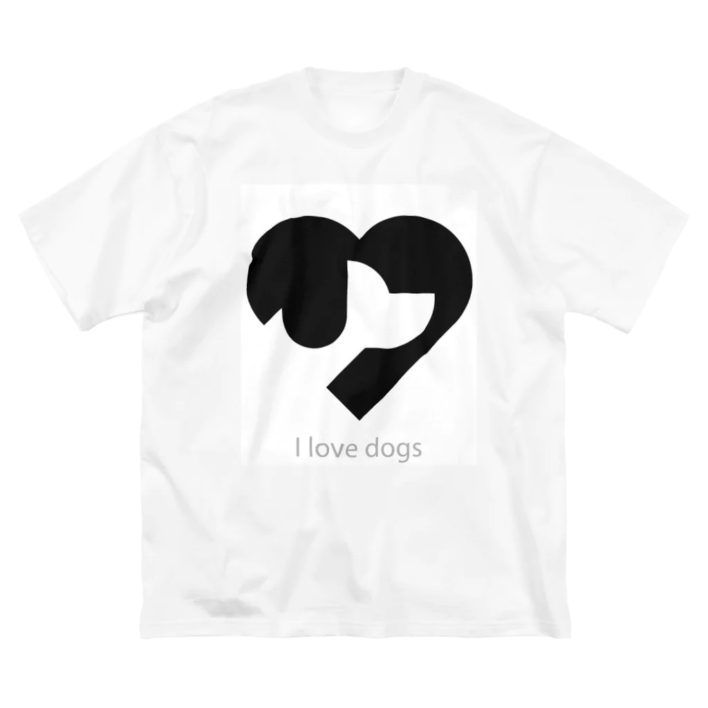 suggysのI love dogs ビッグシルエットTシャツ