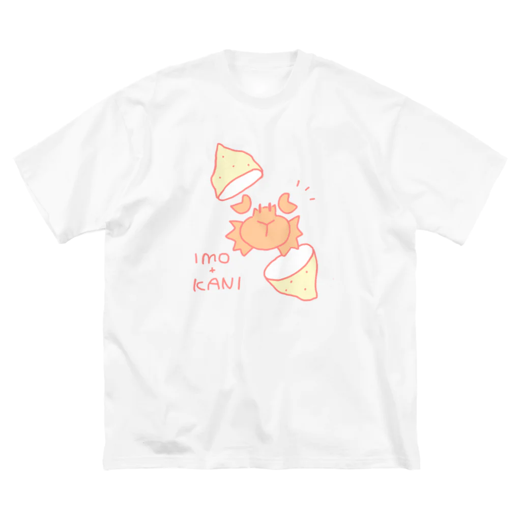 ＋kani（たしかに）のいカニも ビッグシルエットTシャツ