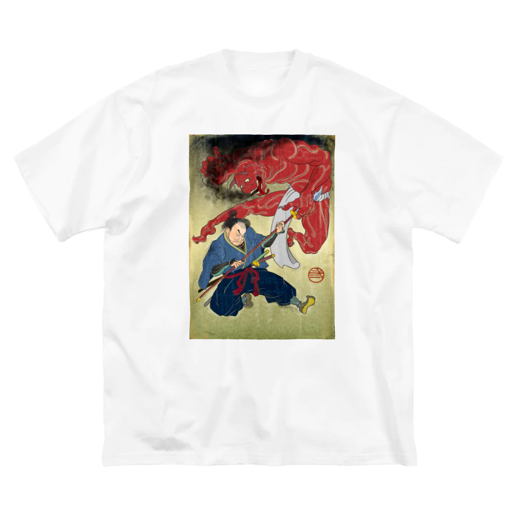 nidan-illustrationの"武者絵" 4-#1 Big T-Shirt