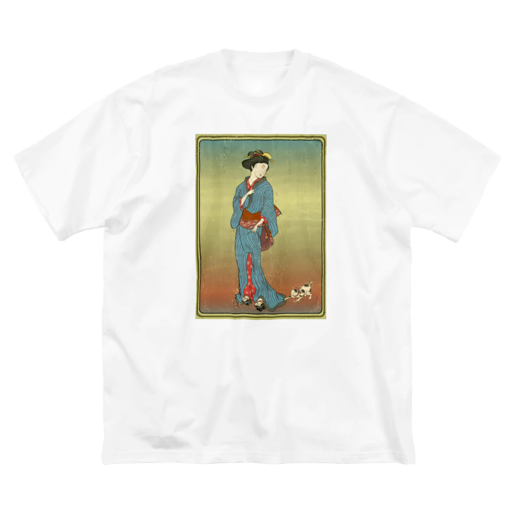 nidan-illustrationの"美人画" 1-#1 ビッグシルエットTシャツ