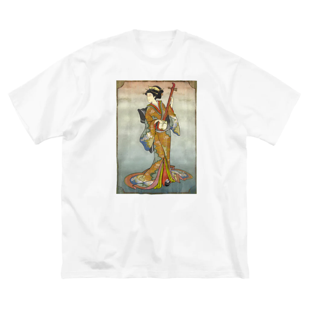 nidan-illustrationの"美人画" 2-#1 ビッグシルエットTシャツ