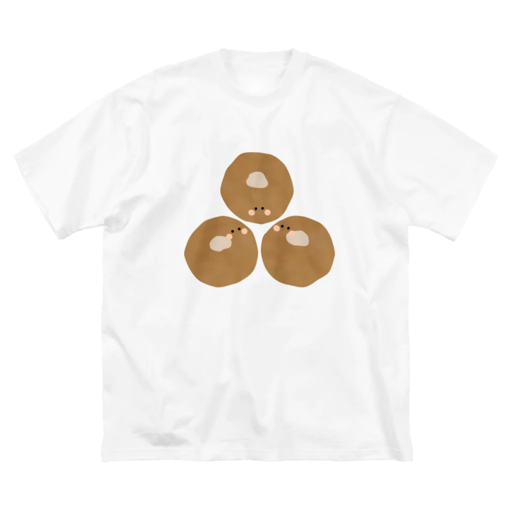cotton-berry-pancakeの肉団子ちゃん ビッグシルエットTシャツ