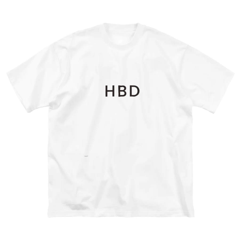 VVWORDSのさりげないハピバ・HAPPYBIRTHDAY Big T-Shirt