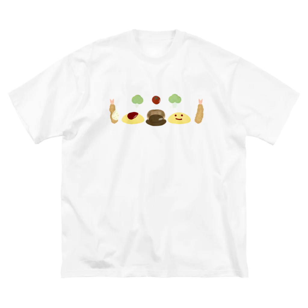 cotton-berry-pancakeのランチ3 ビッグシルエットTシャツ