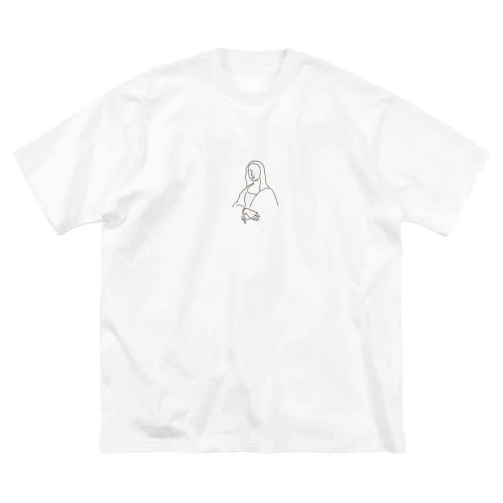 iiiiikustanのもなりざさん。 ビッグシルエットTシャツ