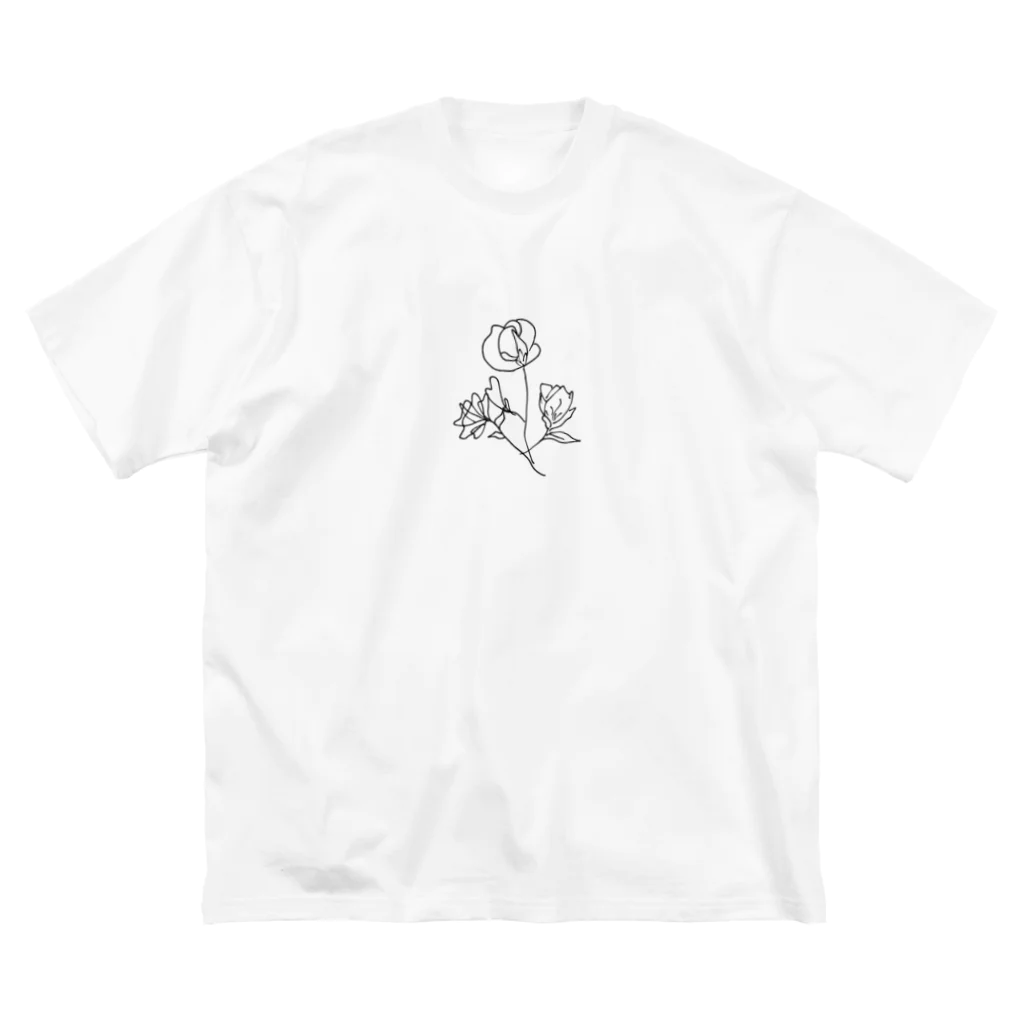 rLiCOのイラストフラワー Big T-Shirt