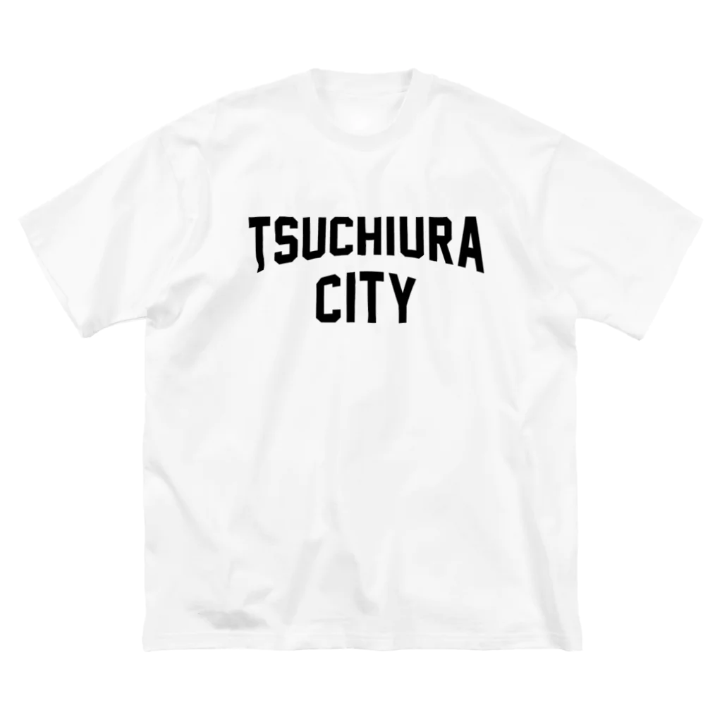 JIMOTOE Wear Local Japanの土浦市 TSUCHIURA CITY ロゴブラック ビッグシルエットTシャツ