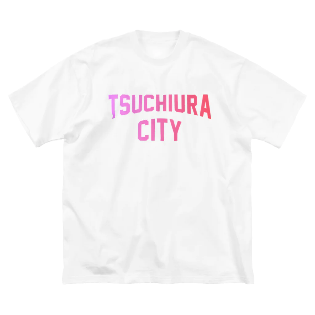 JIMOTOE Wear Local Japanの土浦市 TSUCHIURA CITY ロゴピンク Big T-Shirt