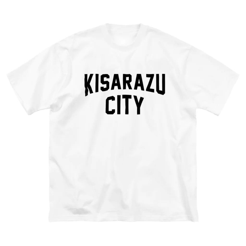 JIMOTOE Wear Local Japanの木更津市 KISARAZU CITY ロゴブラック Big T-Shirt