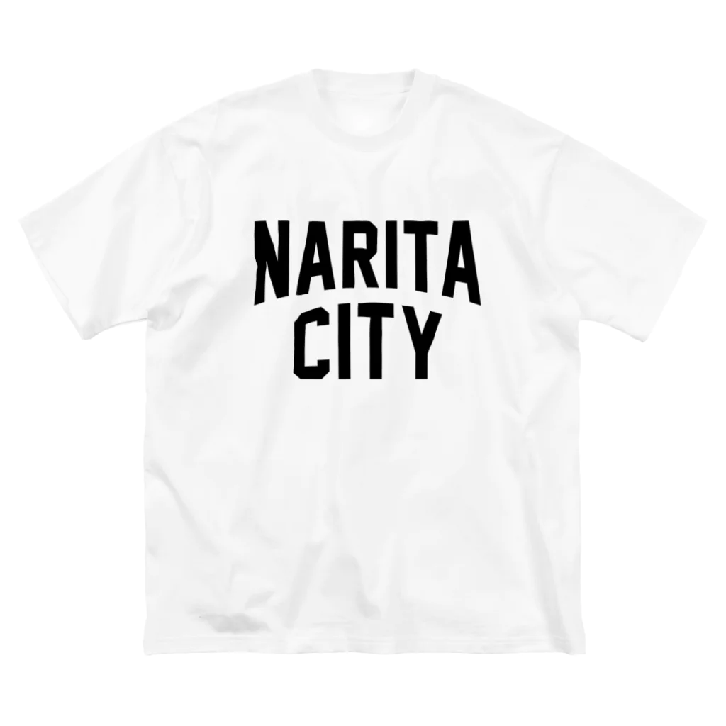 JIMOTOE Wear Local Japanの成田市 NARITA CITY ロゴブラック Big T-Shirt