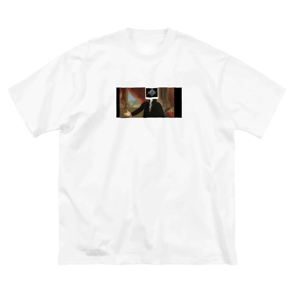 H.Oのイルミナティの洗脳術 ビッグシルエットTシャツ