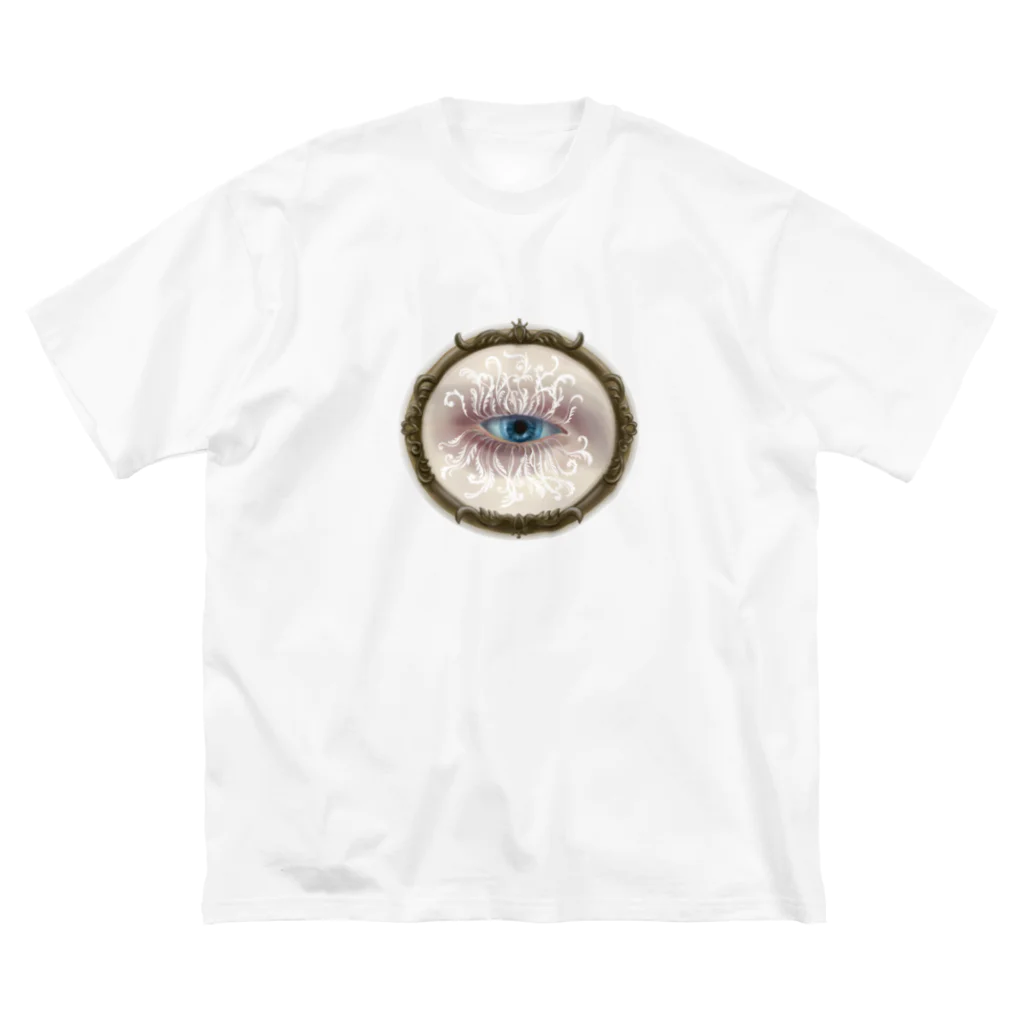 zari🥀のarabesque eye ビッグシルエットTシャツ