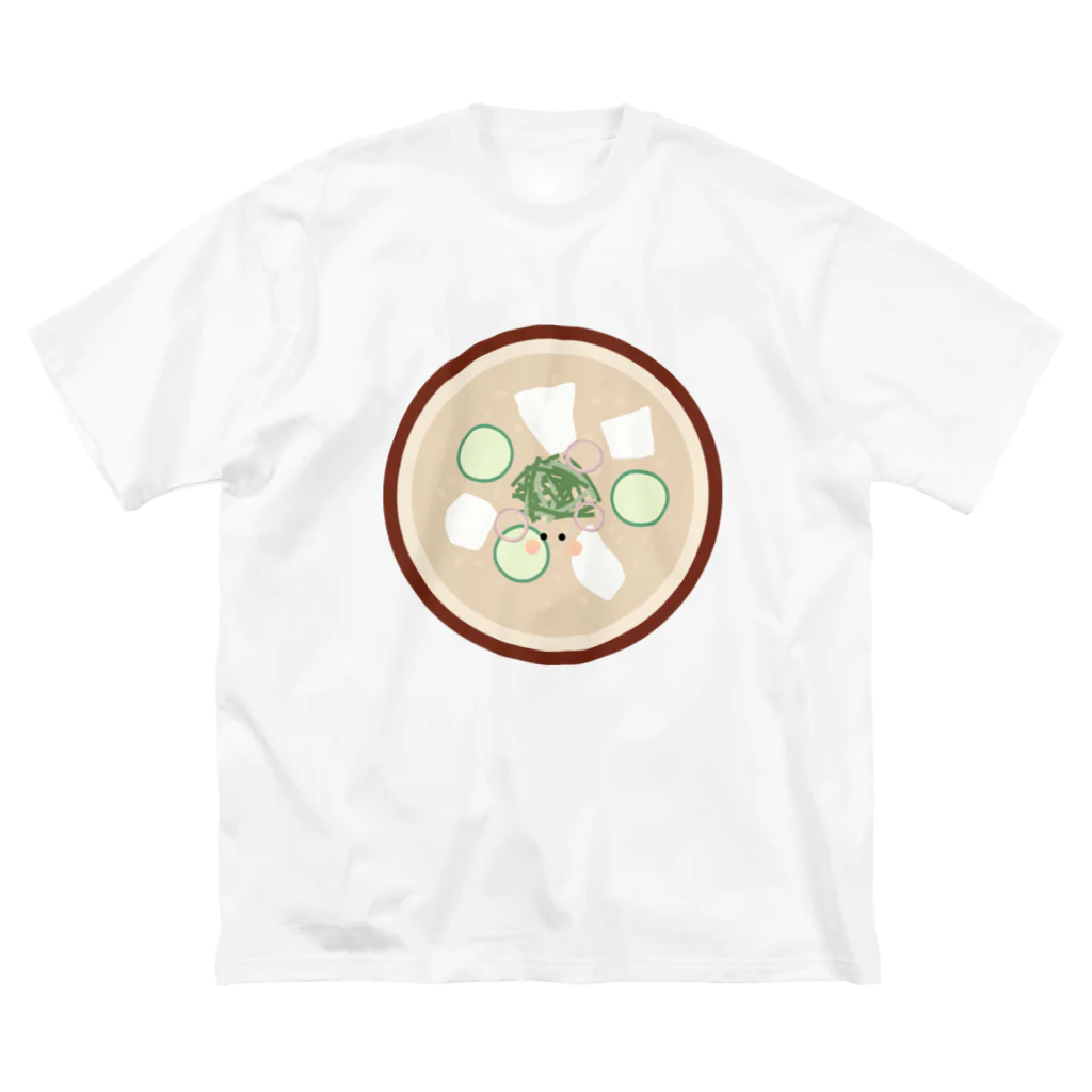 cotton-berry-pancakeの冷や汁ちゃん ビッグシルエットTシャツ