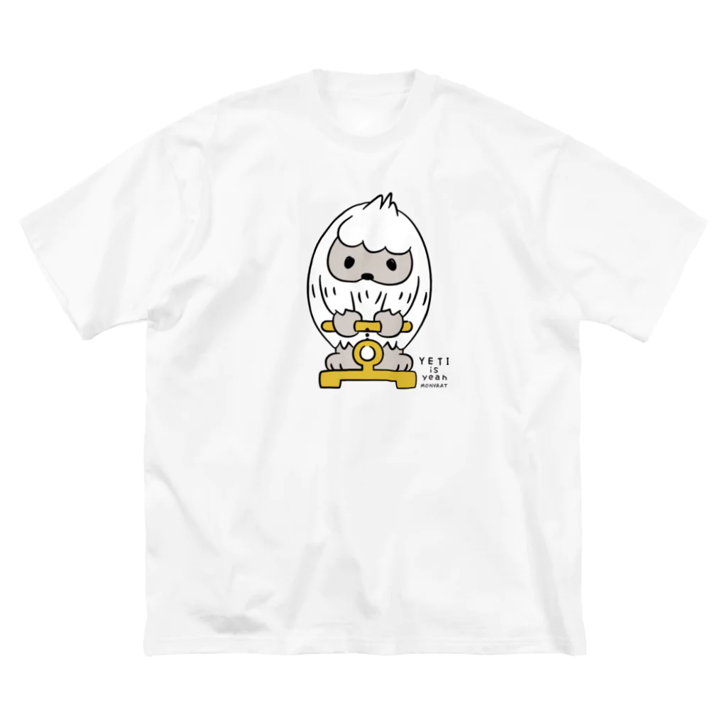 イラスト MONYAAT のはいきんりょくチェック L ビッグシルエットTシャツ