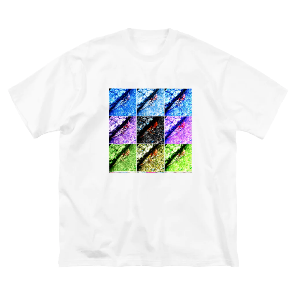 MUGURa-屋の人魚のミイラ ビッグシルエットTシャツ