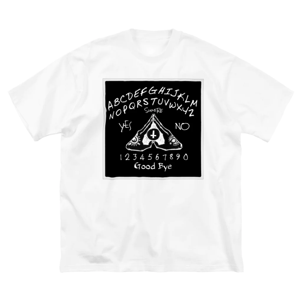 SumiReのウィジャボード　Ouija　黒 ビッグシルエットTシャツ