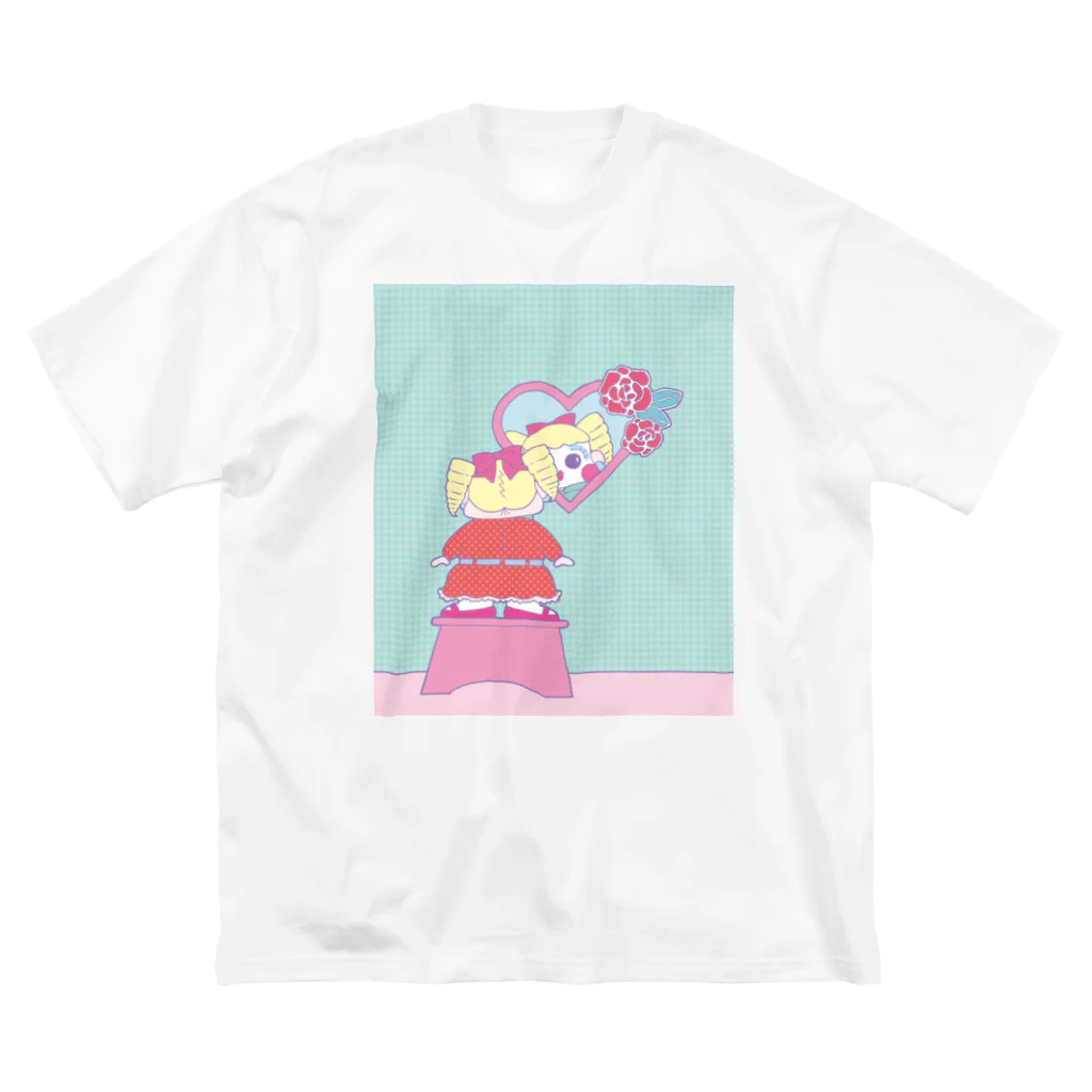 誘いのぷーちゃん・お化粧編 ビッグシルエットTシャツ