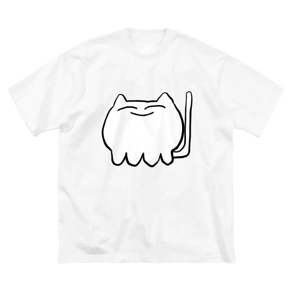 ほほえみ大臣のほほえみねこ ビッグシルエットTシャツ