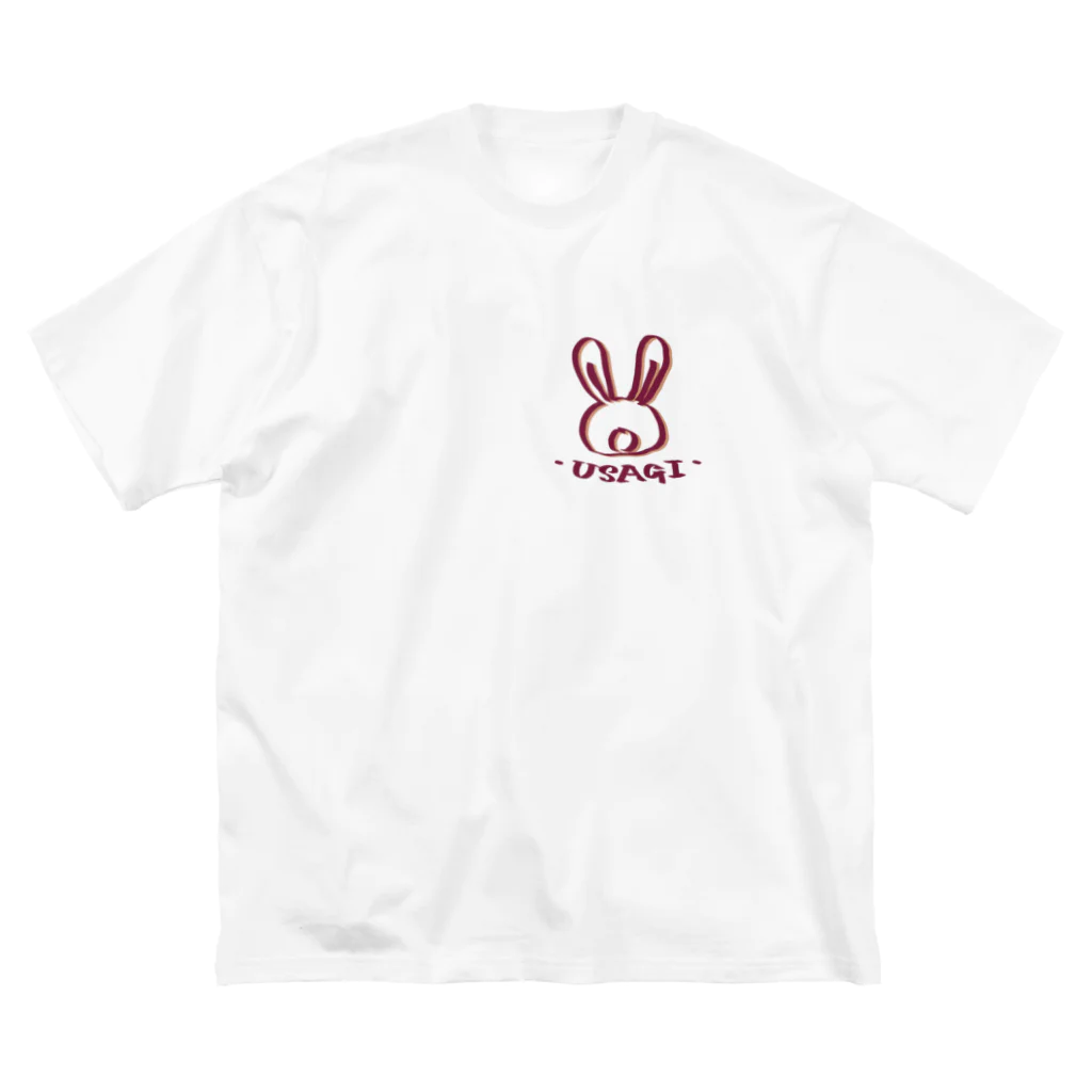 しそまるショップのうさぎちゃん ビッグシルエットTシャツ