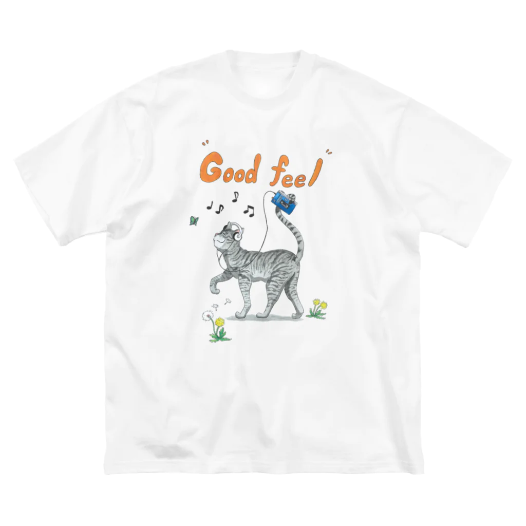 ペットショップボーイズのネコちゃん(サバトラ) ビッグシルエットTシャツ