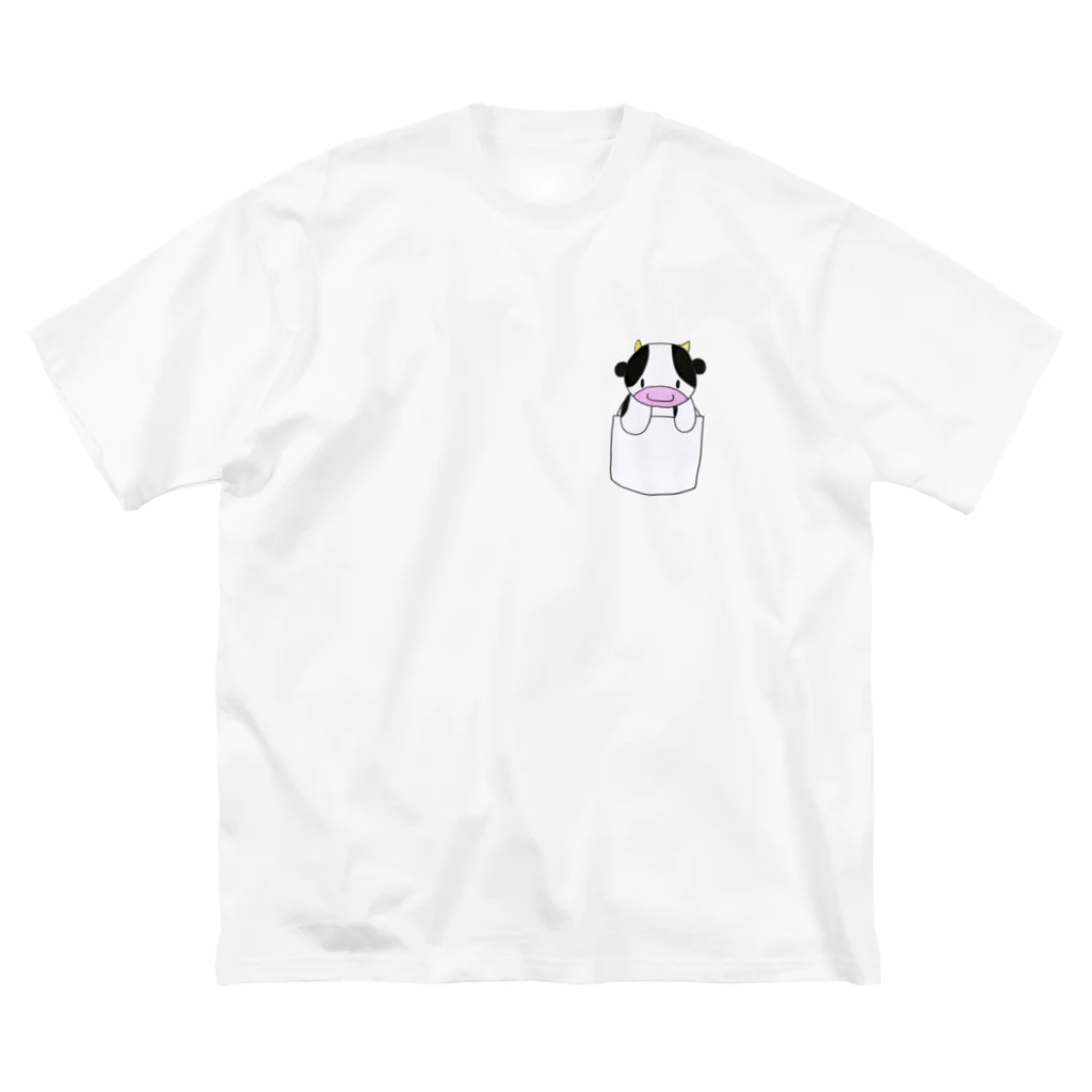 うーさんのほのぼの牧場のポケットうーさん ビッグシルエットTシャツ