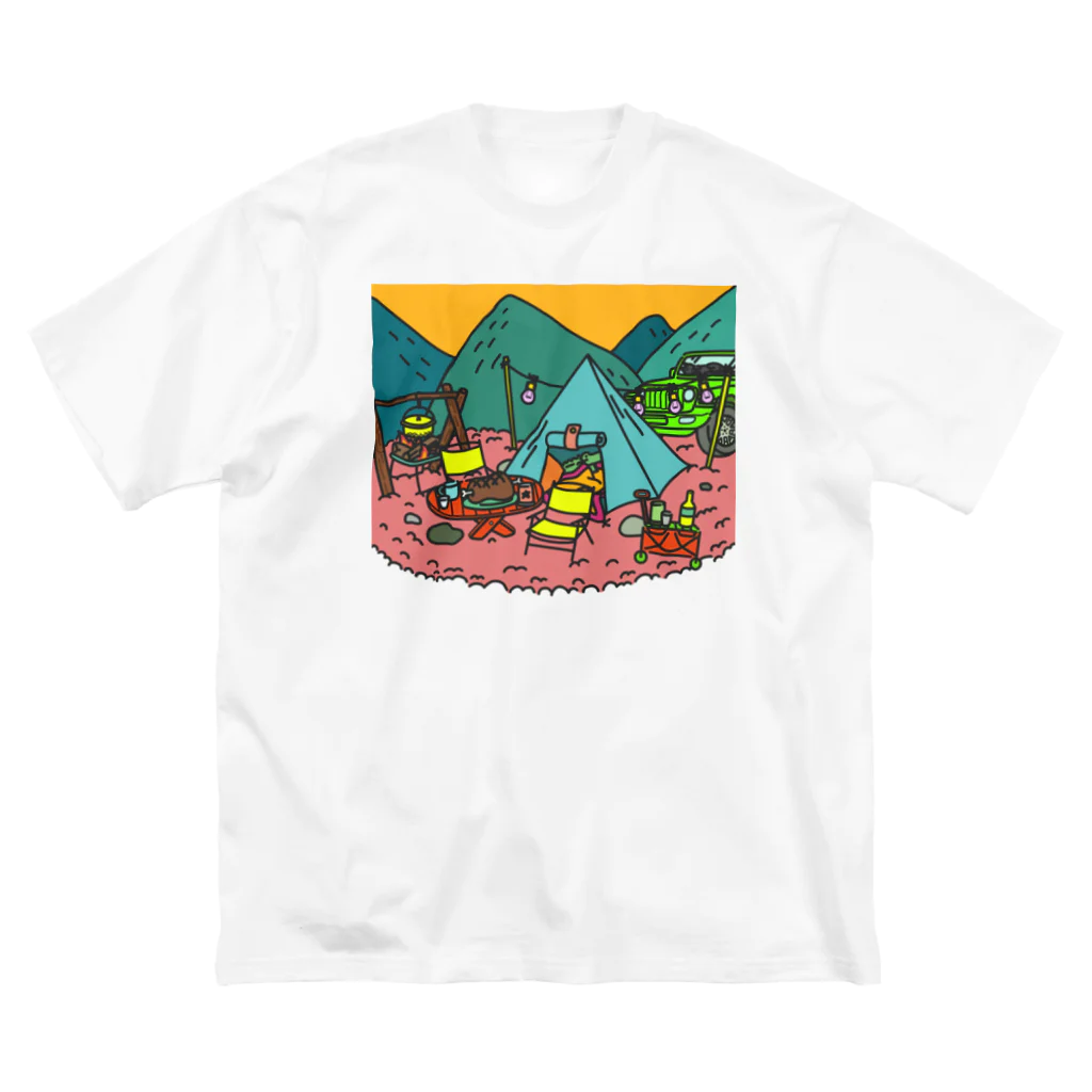 よもぎたけのこのキャンプ　秋 Big T-Shirt