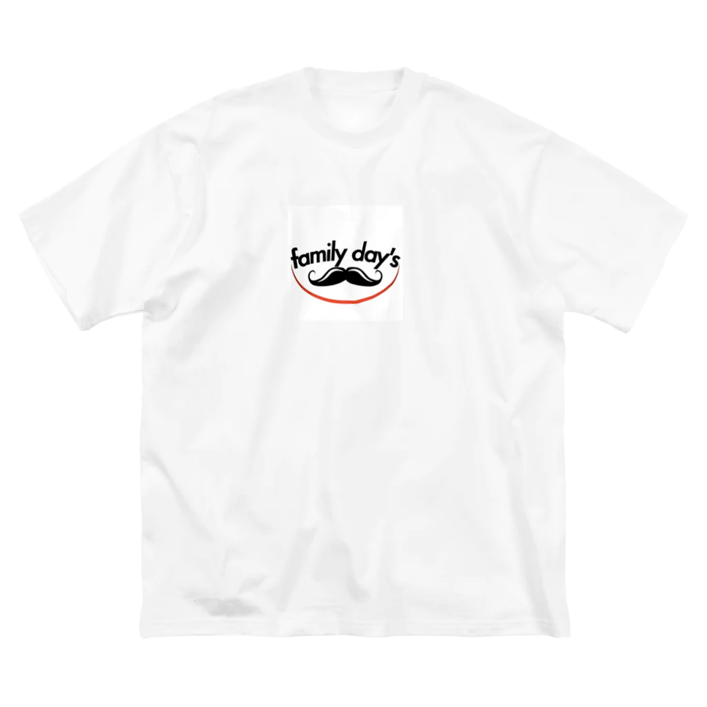 H1のfamilyロゴ ビッグシルエットTシャツ