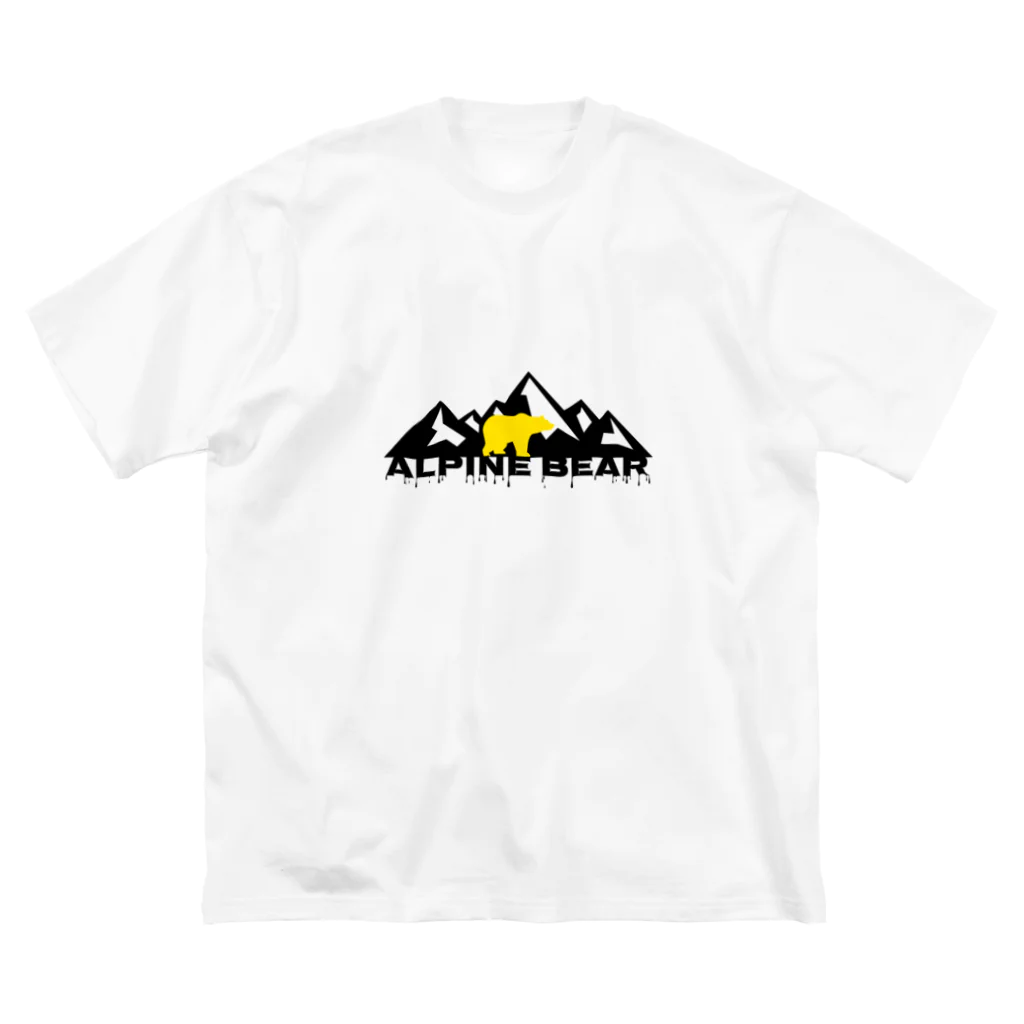 LOGO shopのalpine bear ビッグシルエットTシャツ