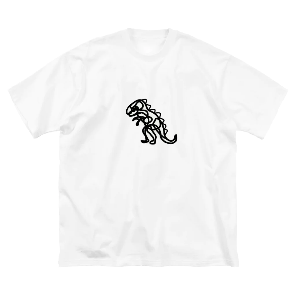 ちゃい🦖のちゃいじゅう君 ビッグシルエットTシャツ