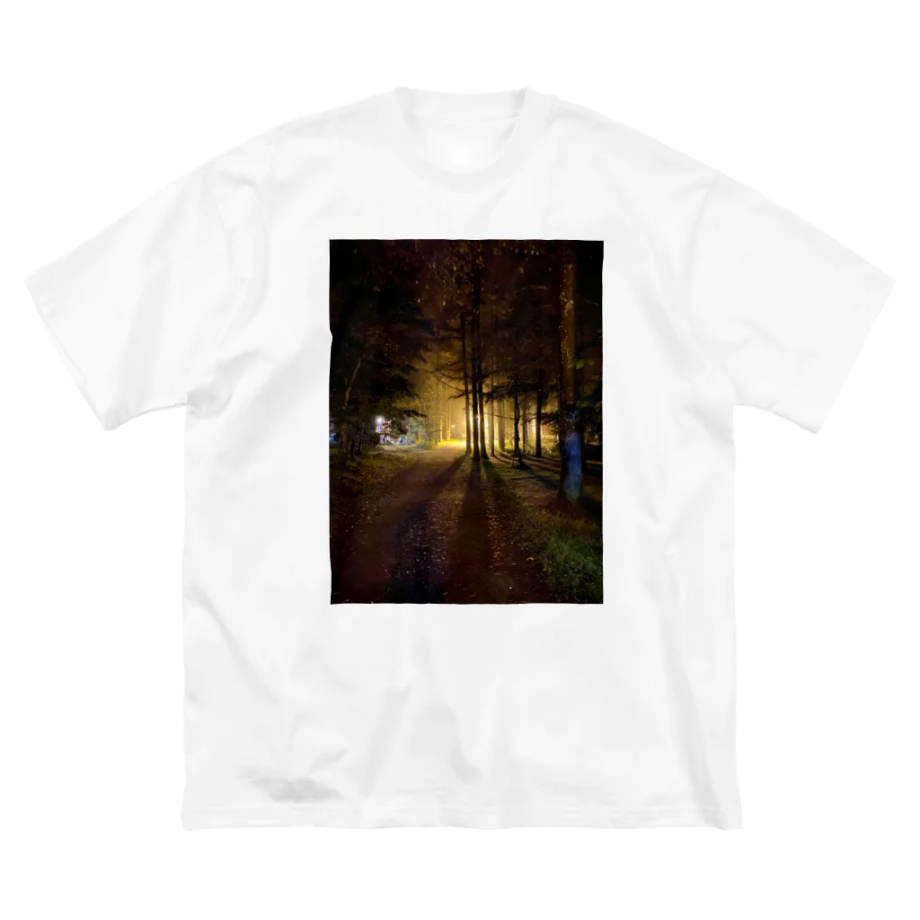 Maison-de-TOWAの森の夜景 ビッグシルエットTシャツ