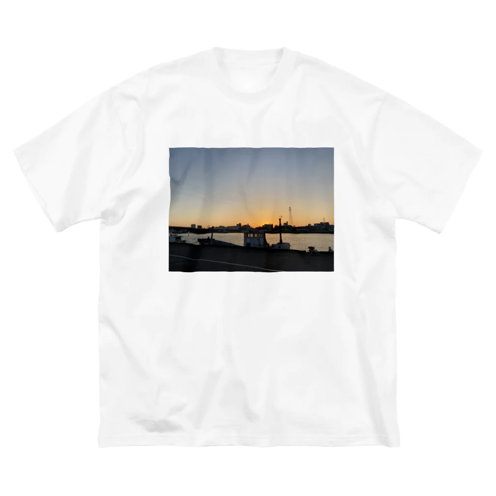 Maison-de-TOWAの夕焼け小焼け ビッグシルエットTシャツ