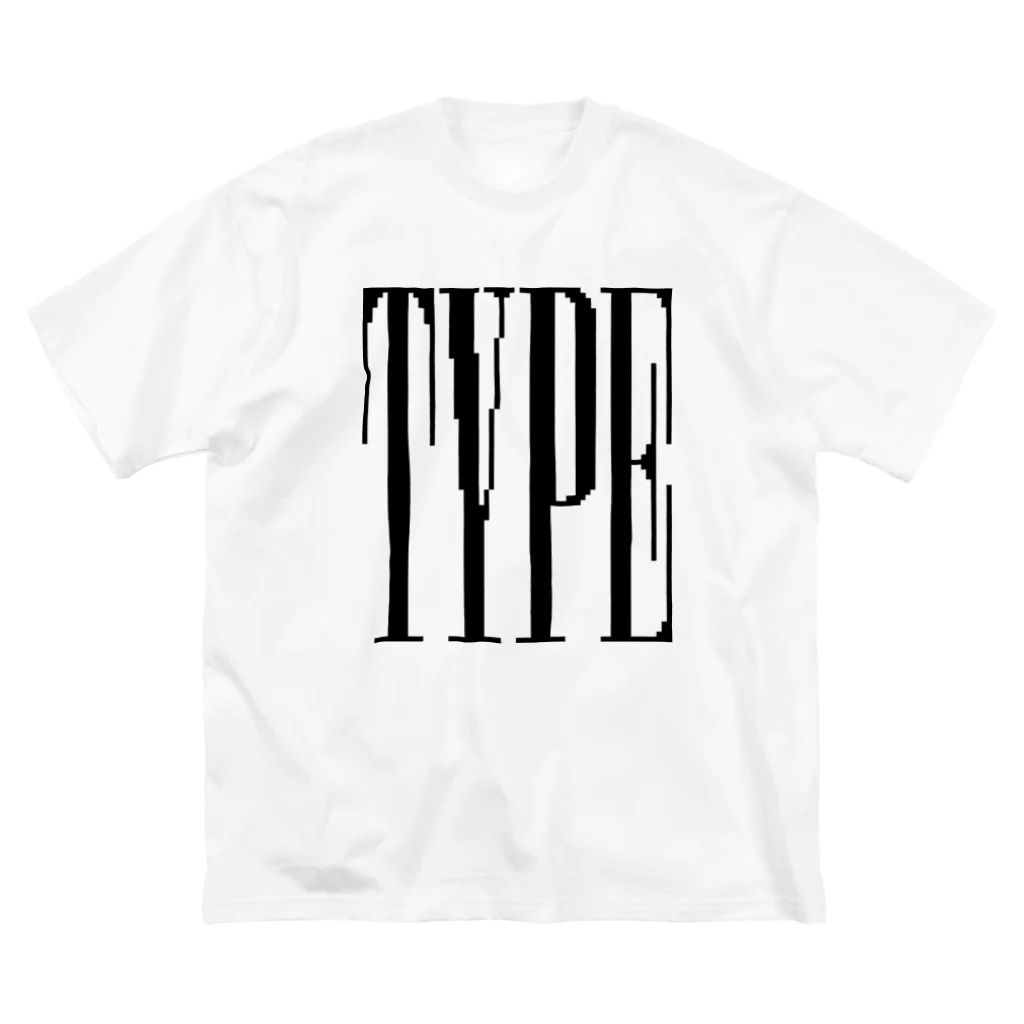 TypeCacheの  TYPE T-Pixel tee ビッグシルエットTシャツ