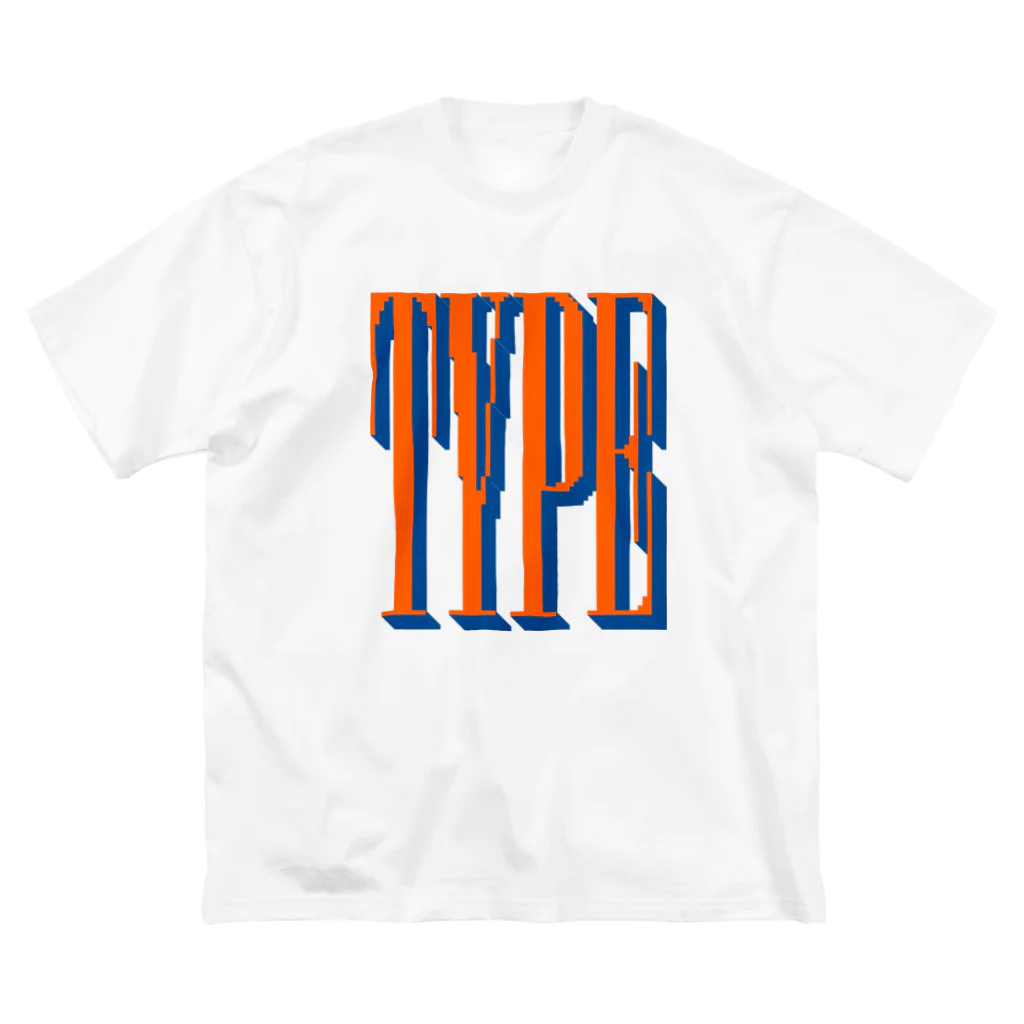 TypeCacheのTYPE Pixel Shadow tee ビッグシルエットTシャツ