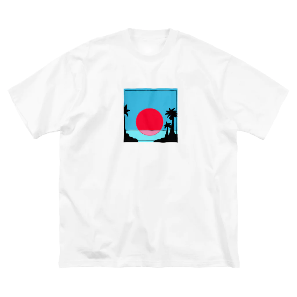 cardboardartzのsunrise ビッグシルエットTシャツ