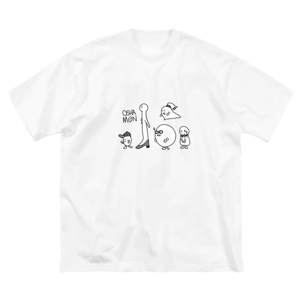 クラウン ハルクのオシャモン（シロ） Big T-Shirt