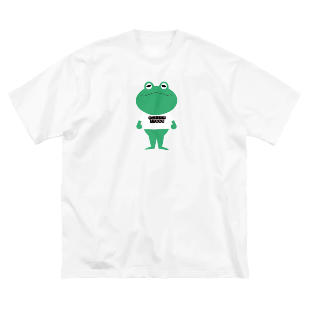 killer frogsのTシャツを着るカエルくん Big T-Shirt