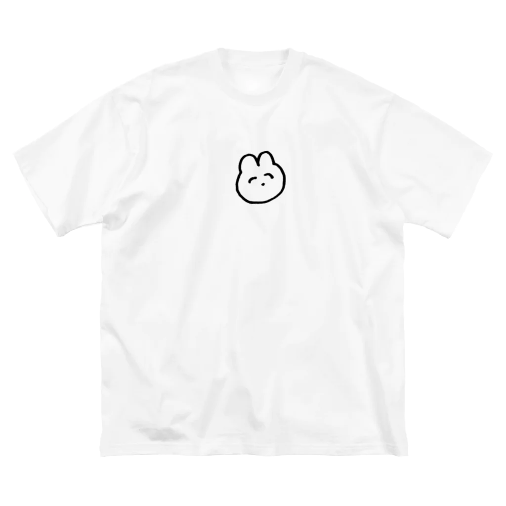 りっぴのにこにこうさぎ ビッグシルエットTシャツ