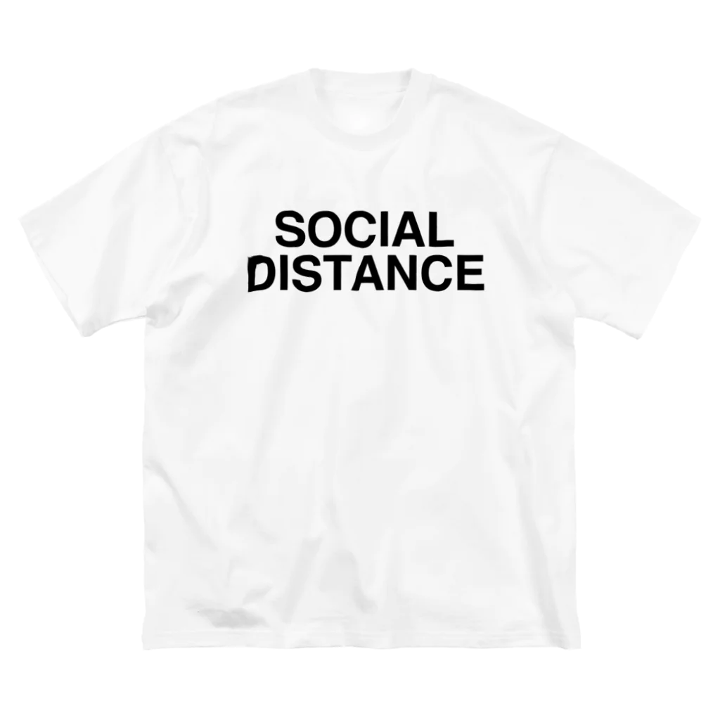 TOKYO LOGOSHOP 東京ロゴショップのSOCIAL DISTANCE-ソーシャルディスタンス- Big T-Shirt