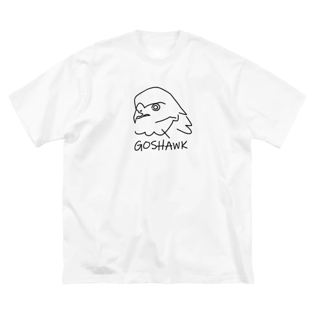 ももよりのオオタカ ビッグシルエットTシャツ