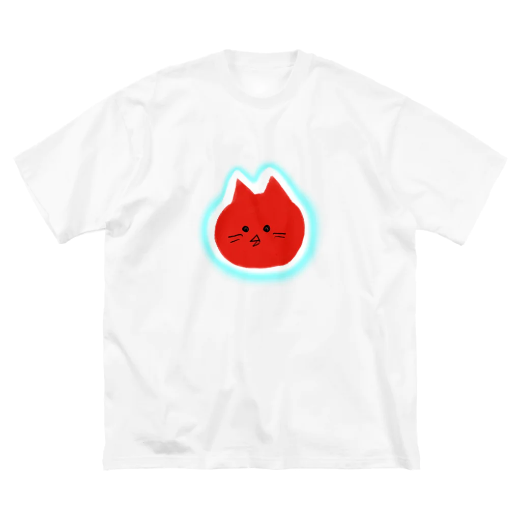 Mayaの猫バード？ ビッグシルエットTシャツ