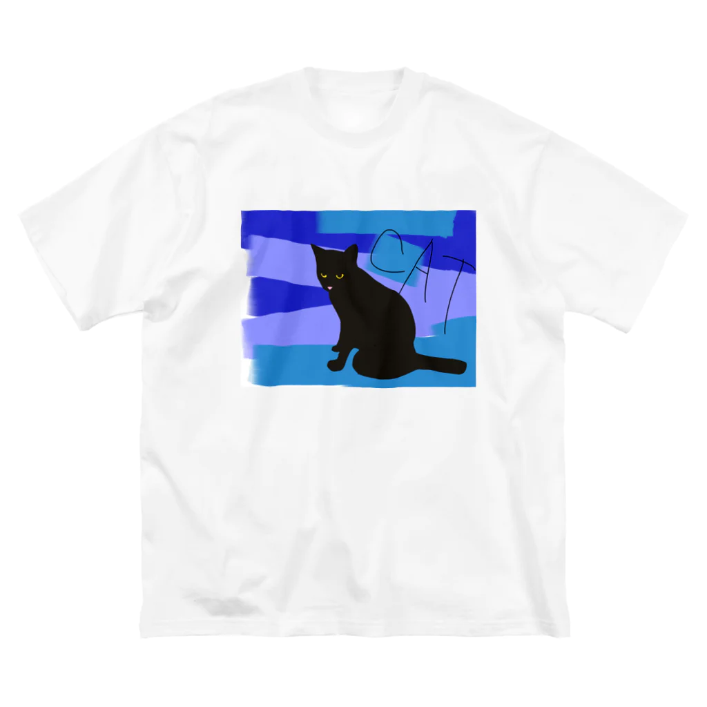 MISAKI neko➕のcoolcat!!! ビッグシルエットTシャツ