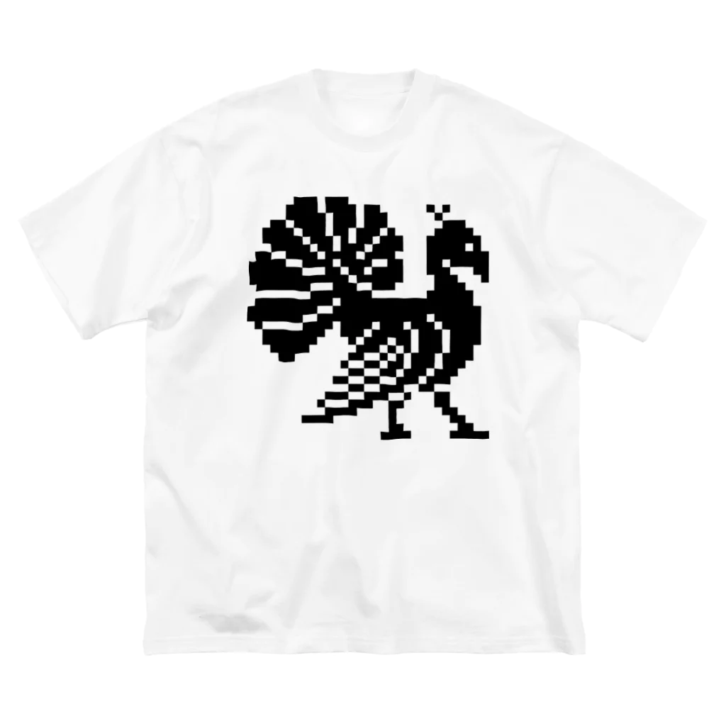 MANOSKEのFANTASMA BIRD (BLACK) ビッグシルエットTシャツ