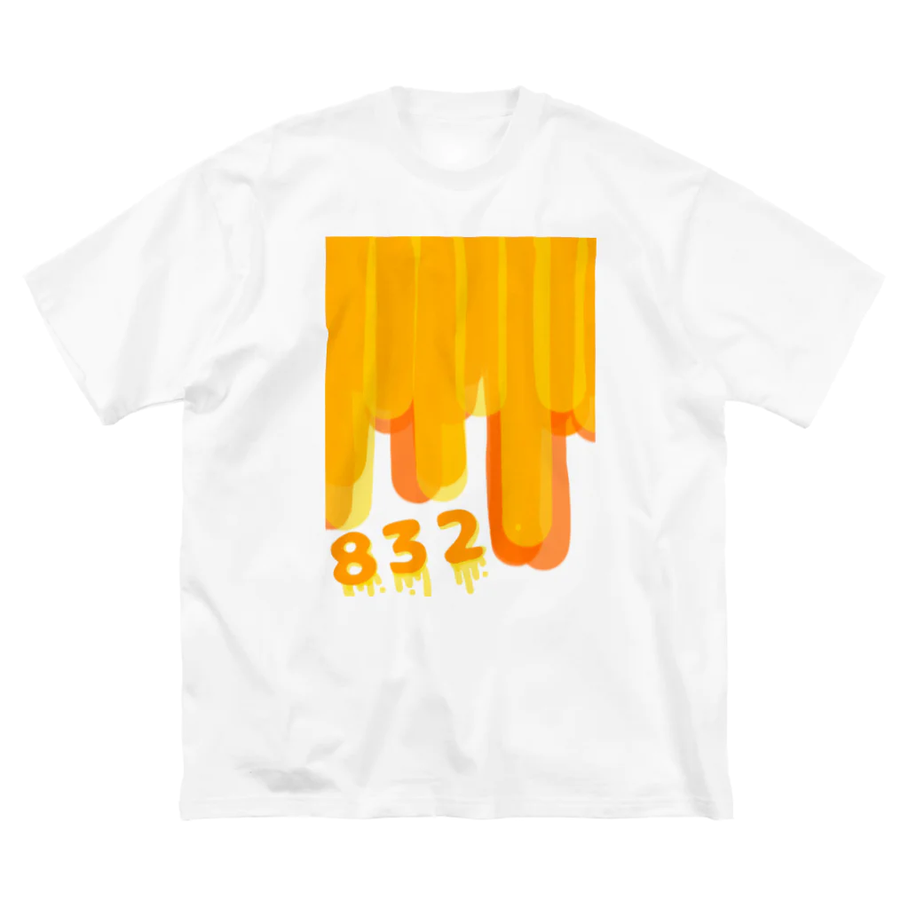 anpannの832 はちみつ ビッグシルエットTシャツ