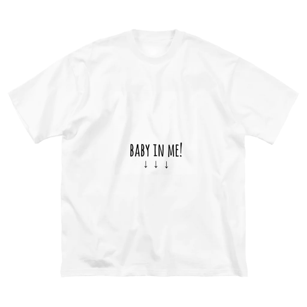 yanoccoのBABY IN ME! ビッグシルエットTシャツ